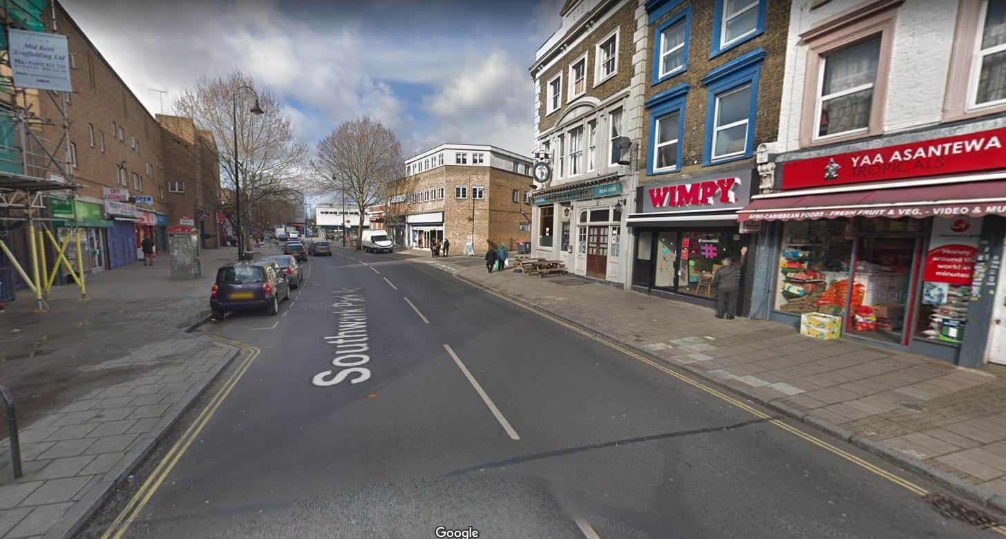 Police had been called to reports of the 'stabbing' on Saturday - but found a man who wasn't suffering from any stab wounds (Image: Google Street View)
