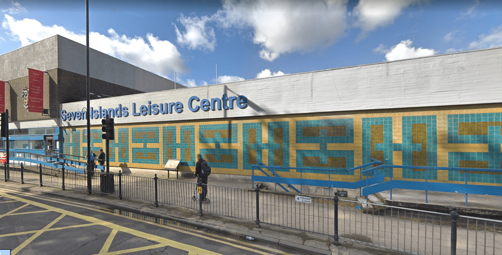 Seven Islands Leisure Centre (pictured) in Lower Road, where the man was found unresponsive