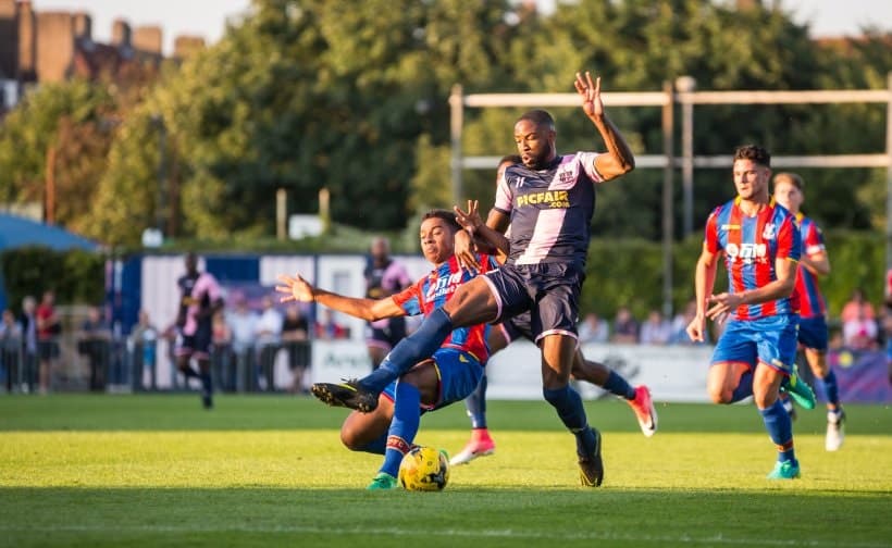 Dulwich Hamlet against Crystal Palace in July 2017. Image: Duncan Palmer Photography