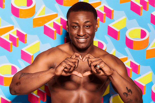 Local Love Island star Sherif Lanre has been forced to leave the villa after breaking its rules (Image: ITV)