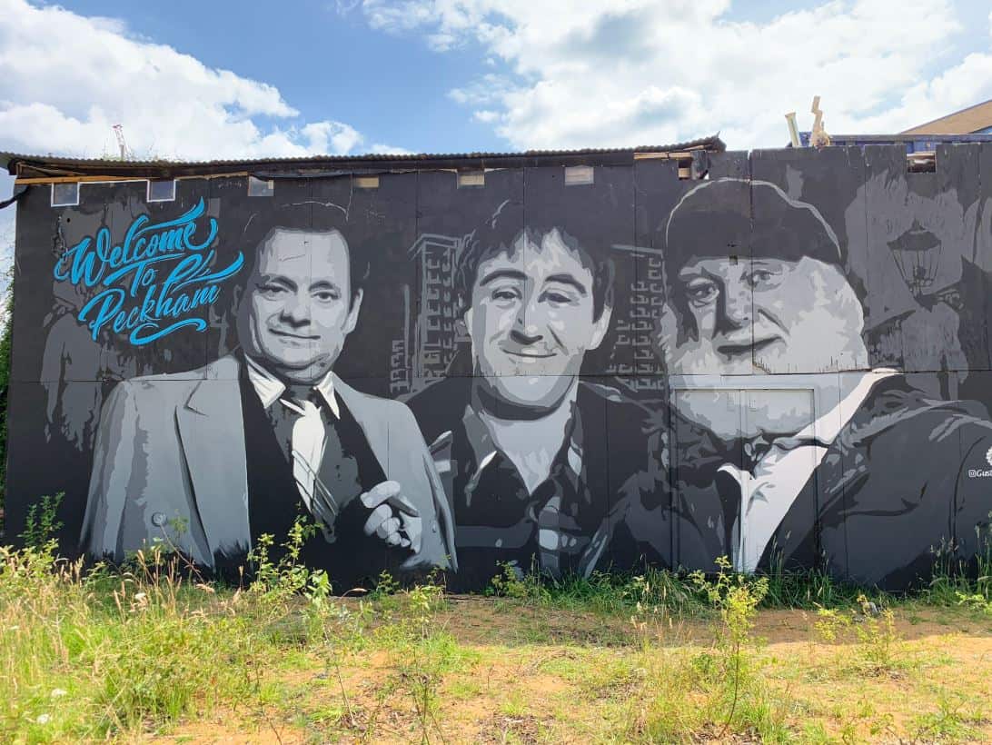 The mural, a homage to classic 80s telly by artist Gustavo Nénão was painted over just two days after it was finished sparking backlash