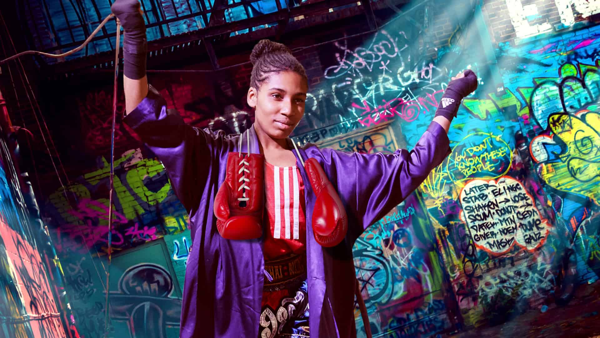 'Fight like a girl' focuses around the stories of females in boxing. Photo provided by British Youth Musical Theater.