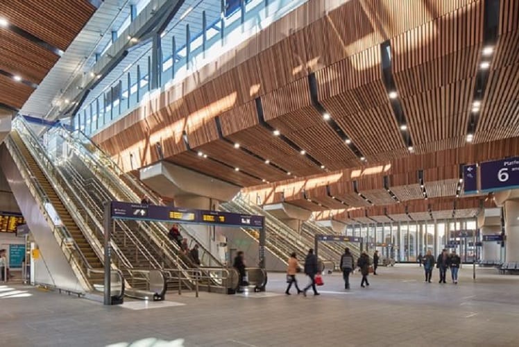 The judges singled out the revamped station's concourse for praise, saying it is 'truly impressive' (Image: Paul Raferty)