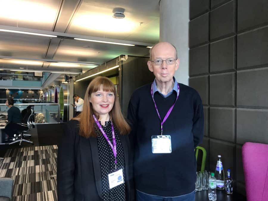 Dr Victoria Potter and Mike Simpson