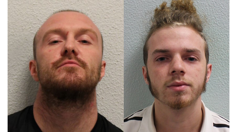 Convicted: Elliott Robinson and  William Smith