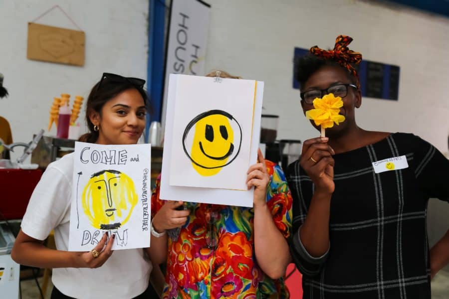 The Drawing People together workshop at last year's Peckham Festival
