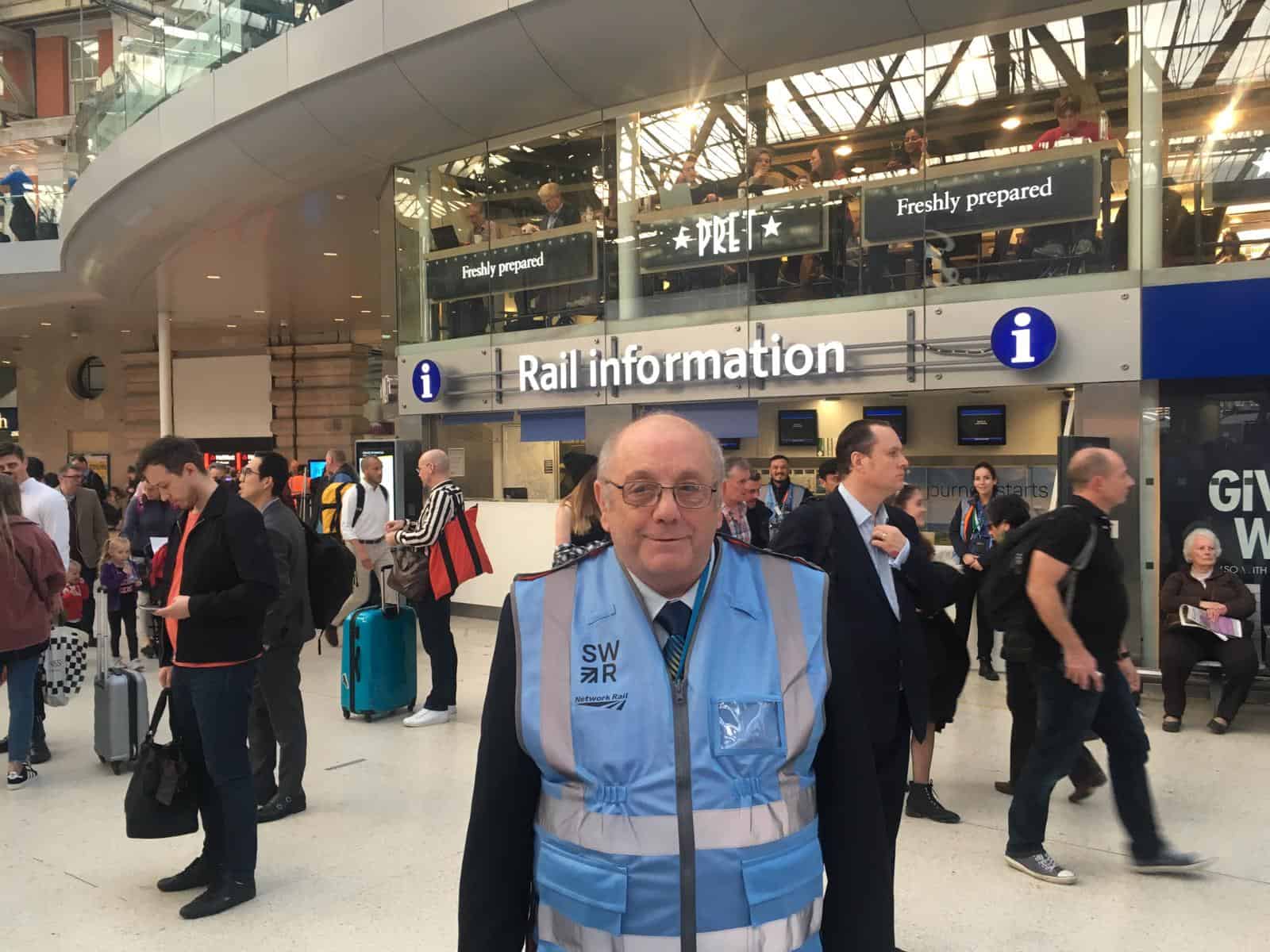 Jeffery joined the railway in 1961 - and isn't planning on giving up anytime soon