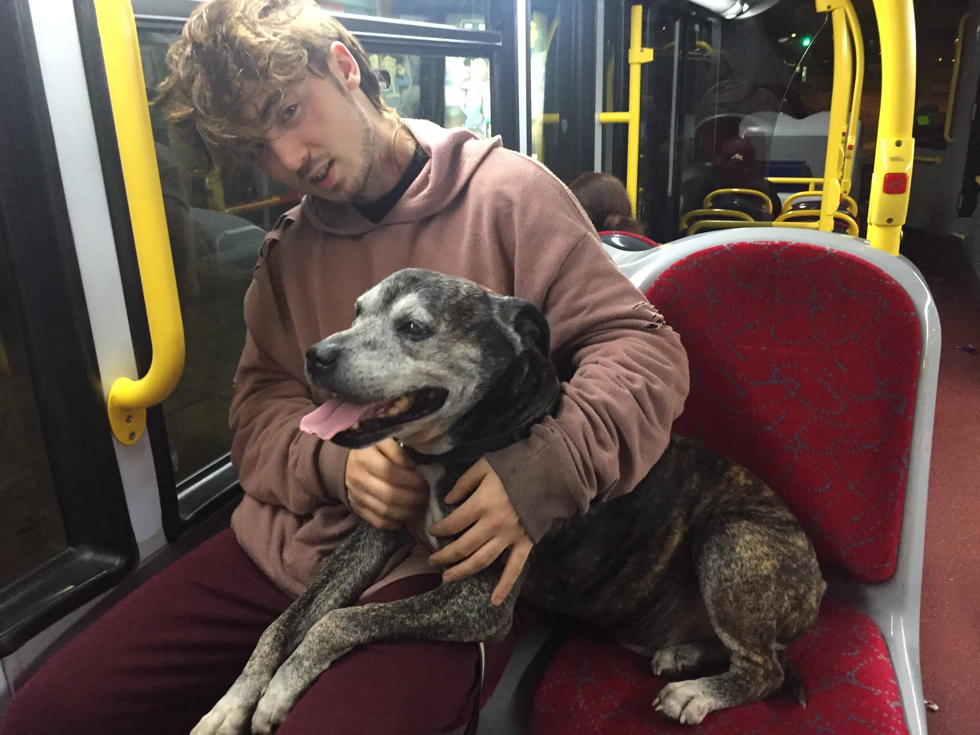 Popular Ryan, 20, pictured with his beloved dog Tigger