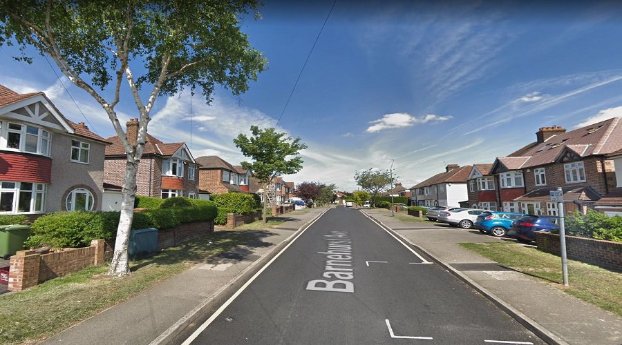 The stabbing happened on Barnehurst Avenue in Bexley yesterday afternoon (Image: Google Maps)