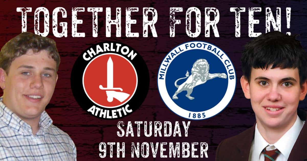 Millwall and Charlton fans will march ten miles together ahead of Saturday's game in memory of murdered Jimmy Mizen and Rob Knox