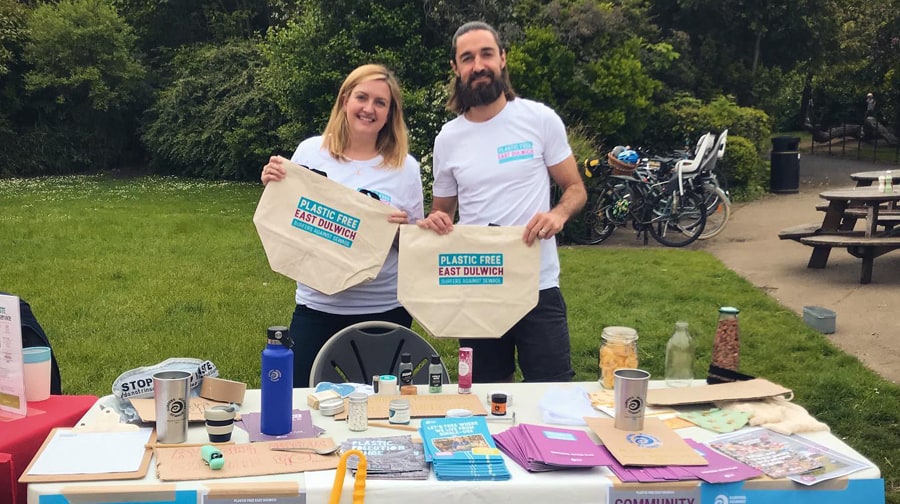 Plastic Free East Dulwich at the Dulwich Park Fair in May