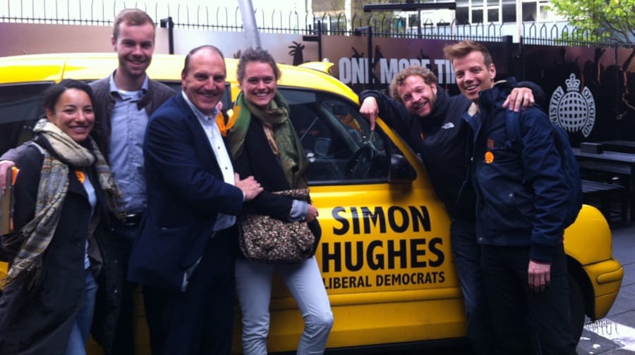 Former Bermondsey MP Simon Hughes will be retiring his yellow taxi because it pollutes too much