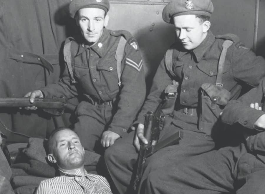 William Joyce's arrest (c) Imperial War Museum