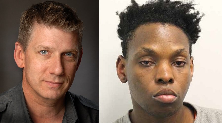 Left: victim Eric Michels and right: killer Gerald Matovu