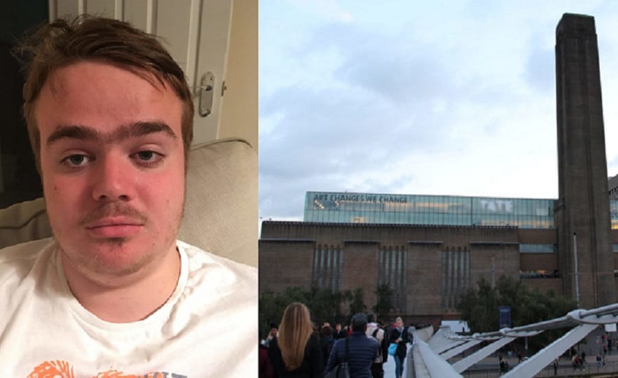 Left: Jonty Bravery and right: Tate Modern