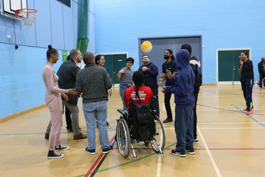 A Disability Sports Coach event in Elephant and Castle before the lockdown