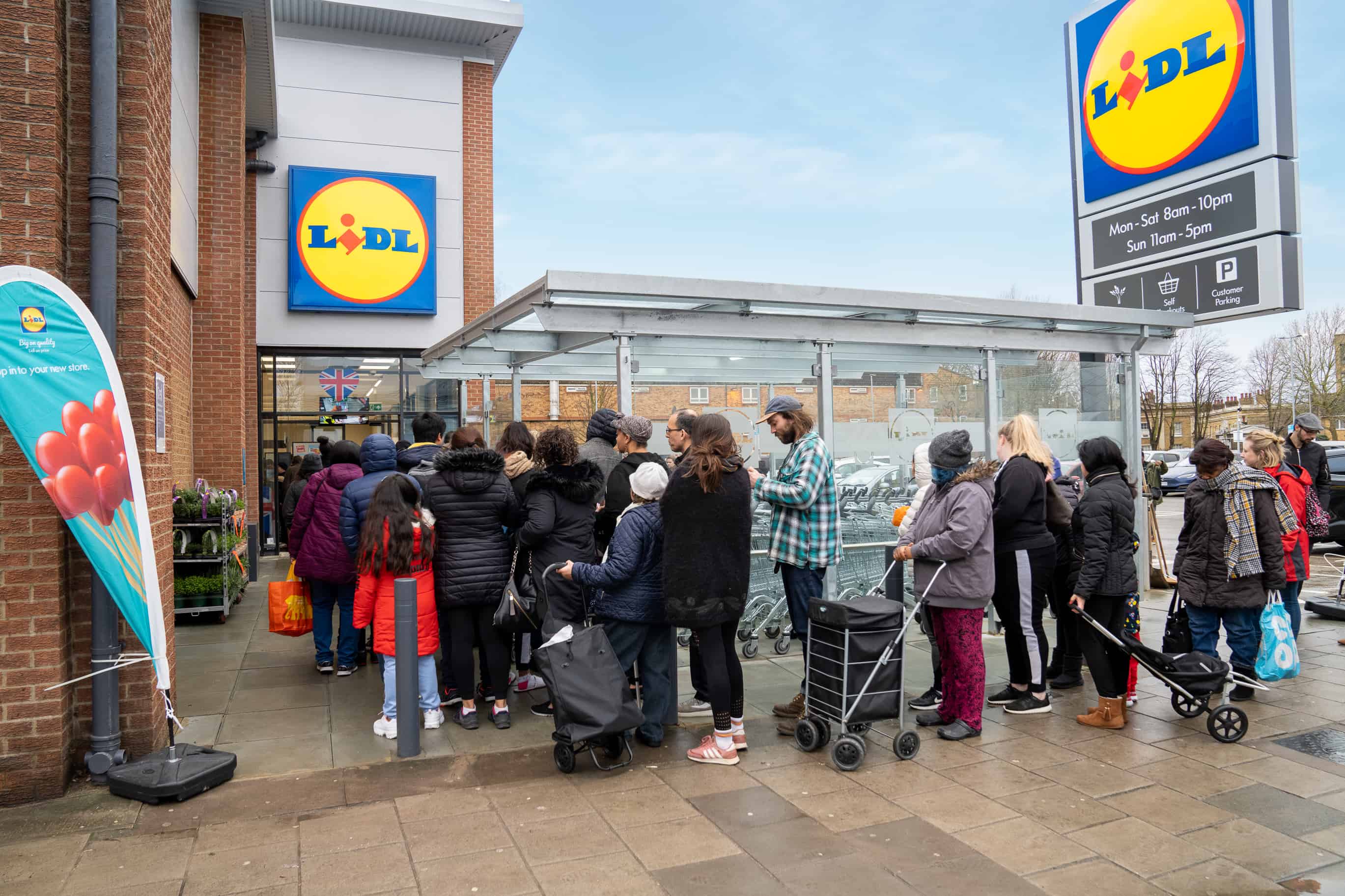 Lidl's new outlet on the Old Kent Road