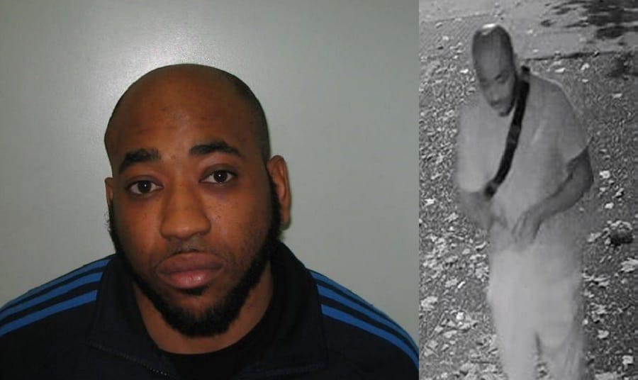Left: William Gordon in custody; right: an image circuated as part of the appeal