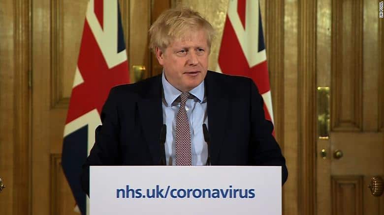 Boris Johnson, pictured in March
