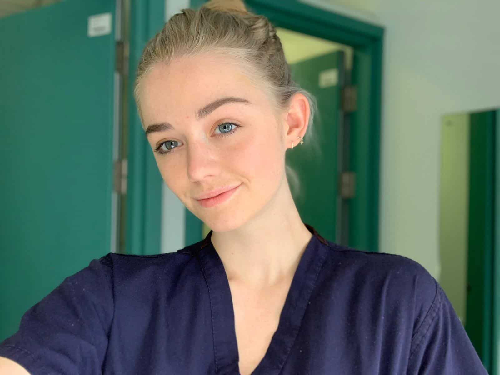 Elizabeth Willis, 22, is an intensive care nurse