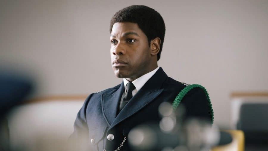 John Boyega as Leroy Logan in the upcoming episode of Small Axe (C) McQueen Limited - Photographer: Will Robson-Scott