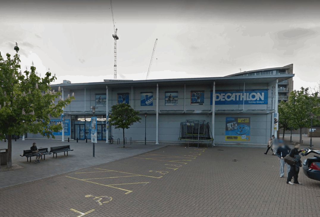 The incident happened near the Decathlon