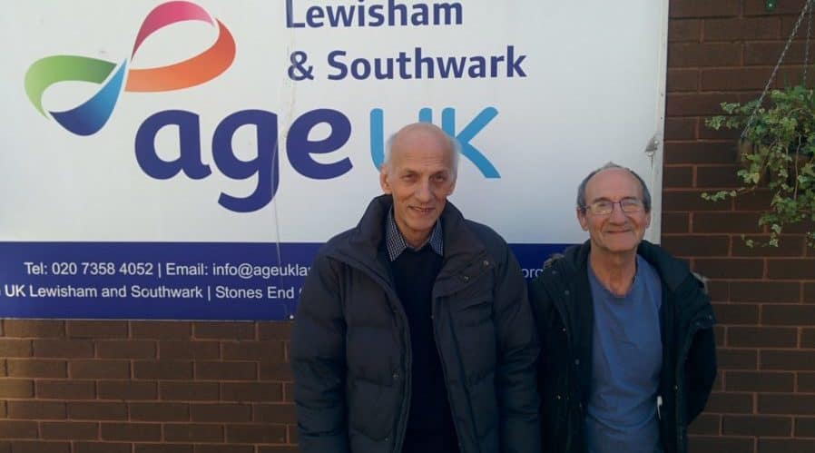 Axel and Steve, from Age UK's handyperson team