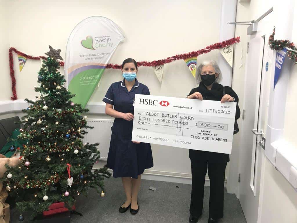 Presentation of Funds Raised to NGH - Cleo Arens - Image #2 - 11 Dec 2020