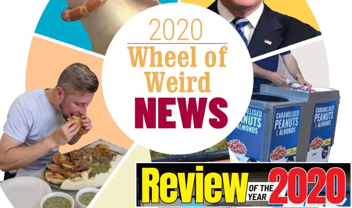 We look at the top most weird stories from 2020