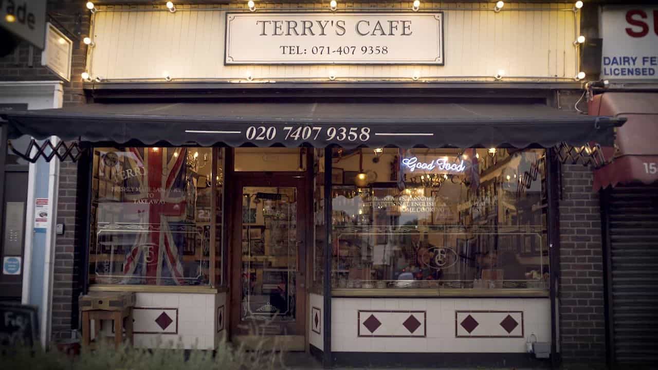 Terry's Cafe on Great Suffolk Street, Borough
