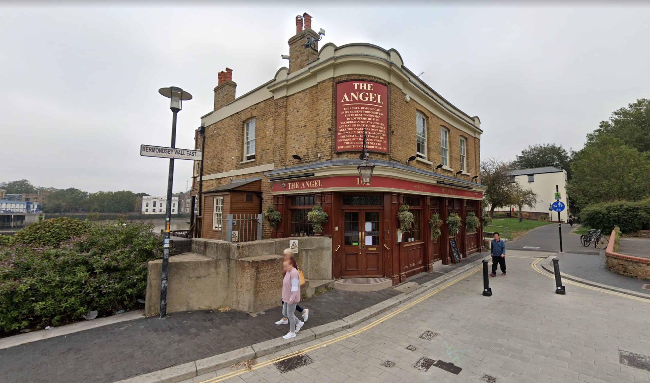 The Angel in Rotherhithe (Image: Google Maps)