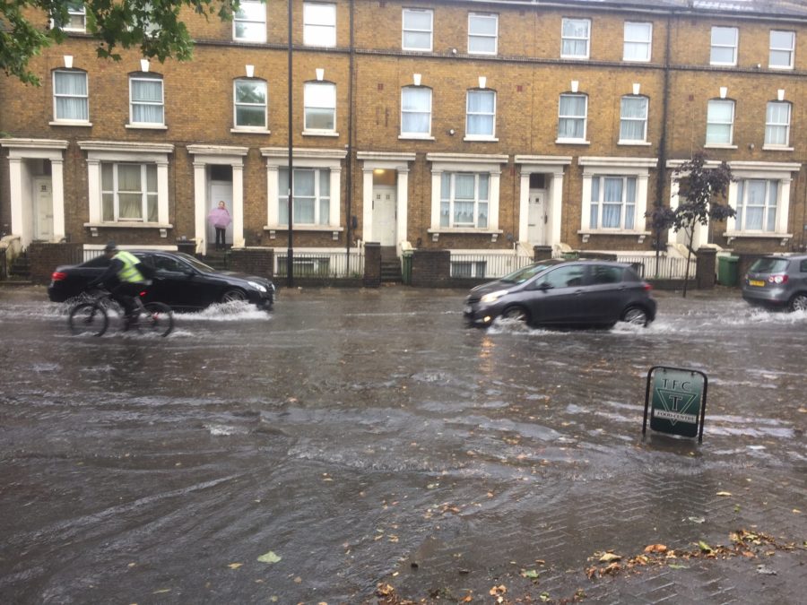 Flooding in Camberwell, (c) Ash