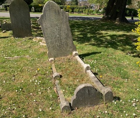 John Thomas Dunns grave. Image courtesy of Neil Crossfield