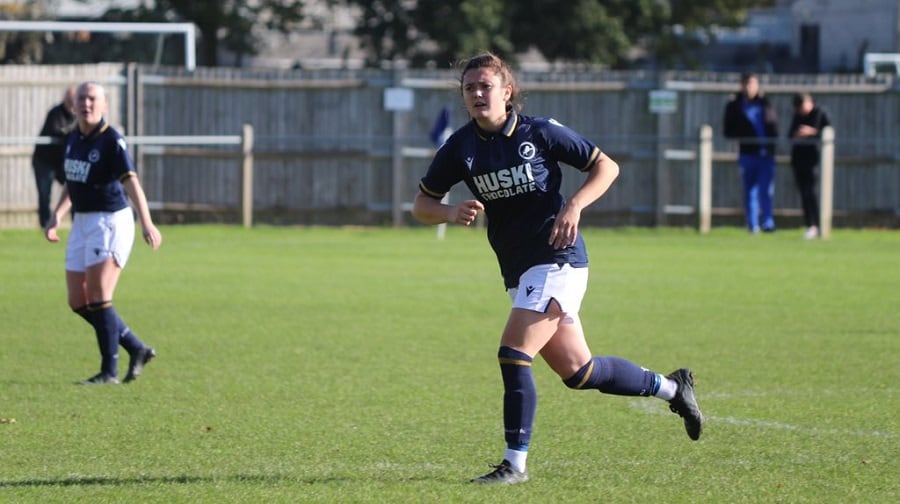 Sophie Chapman made her full debut. Photo: Millwall Lionesses