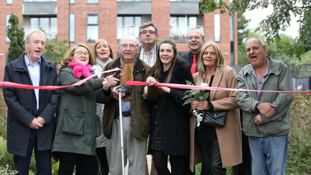 The opening of Pat Hickson Garden