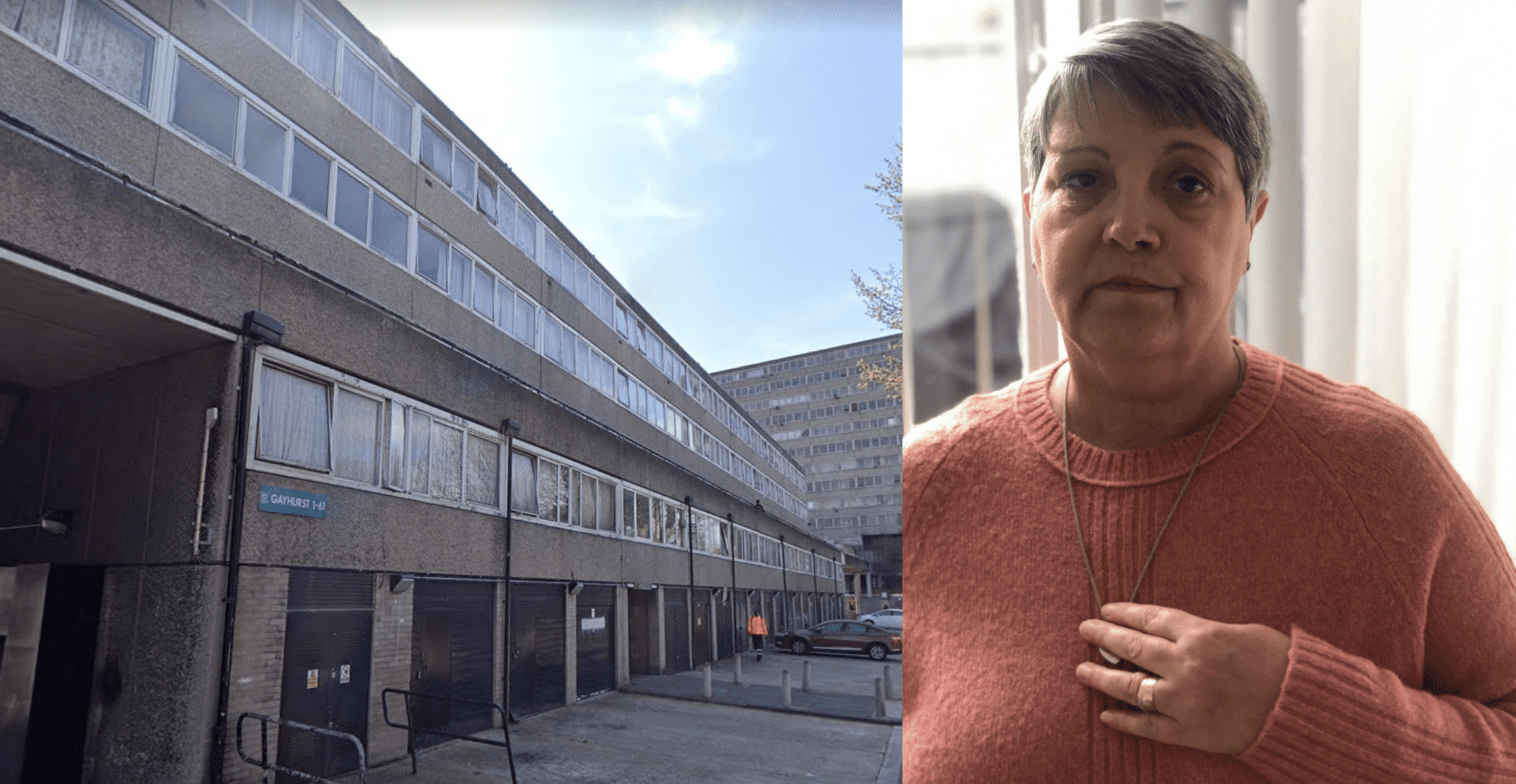 Pictured: Lorraine Hall and the Gayhurst block