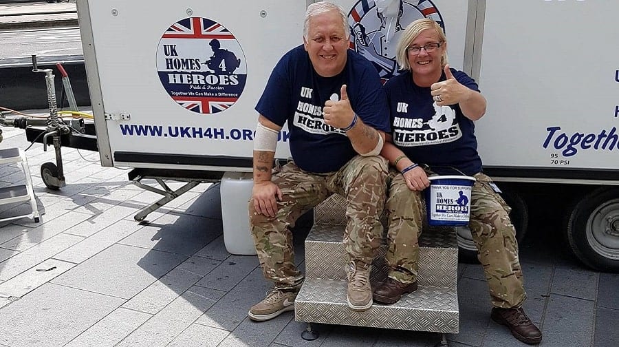 Jimmy Jukes and Michelle Thorpe run UKHomes4Heroes