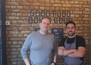 Founder Simon Boyle and head chef Marcilio Da Silva
