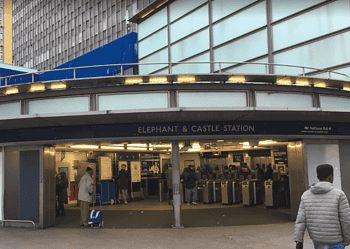 Image: Elephant and  Castle station / Google Maps