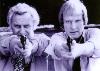 Regan and Carter, the main characters of the 1970s ITV show The Sweeney, about Flying Squad detectives (Creative Commons 2.0)