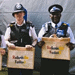 PCSO Tedam with colleagues at a previous event