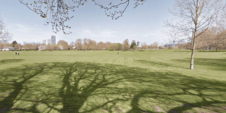 Southwark Park, near where the event would take place
