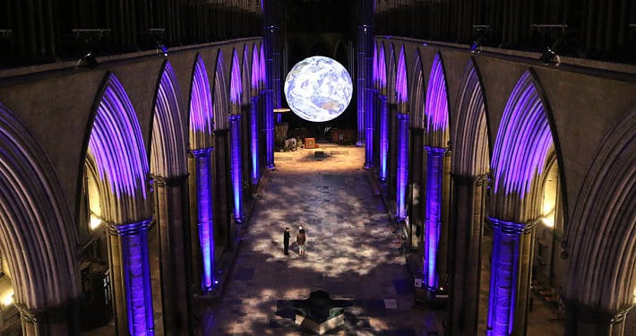 Gaia at Lincoln Cathedral (Luke Jerram)