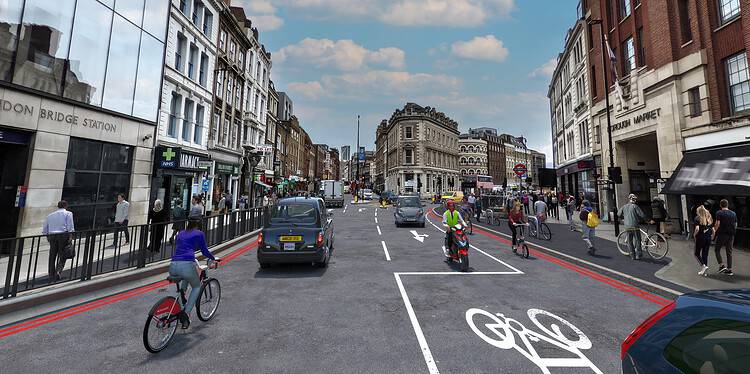A view of how Borough High Street could look