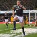 Alex Pearce after scoring in the FA Cup against Brighton