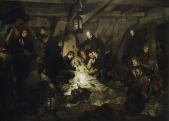 The Death of Nelson, 21 October 1805, Arthur William Devis, credit National Maritime Museum, Greenwich, London