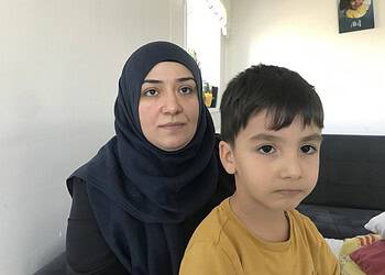 Beyhan and her son Bedihali