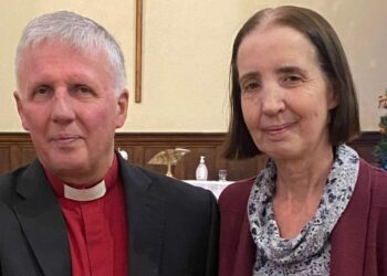 Canon Gary Jenkins and wife Ruth got 'a lovely send-off' last Sunday at his final service.
