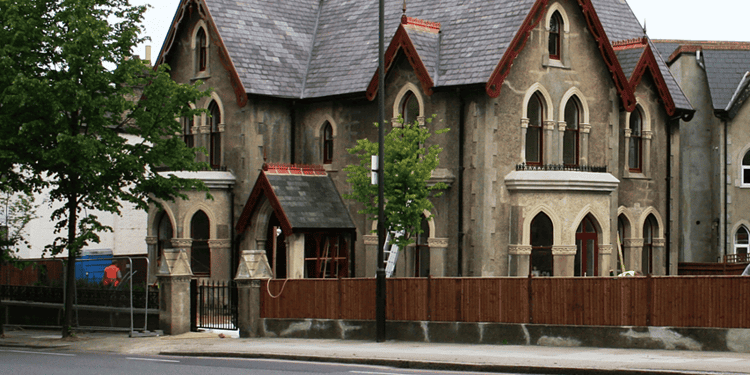 The Concrete House, Dulwich, after it was restored in 2013, with the help of Southwark residents.