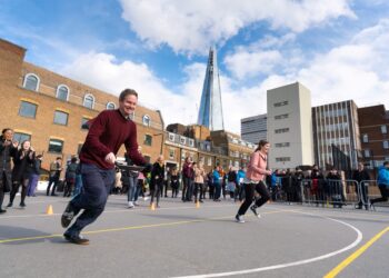 Better Bankside is hosting a pancake race at Marlborough Sports Garden where teams of local businesses can compete to win a feast of pancakes.